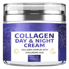 Crème Collagène Bio Anti-Âge Visage Hydratant Soins de la Peau Crean